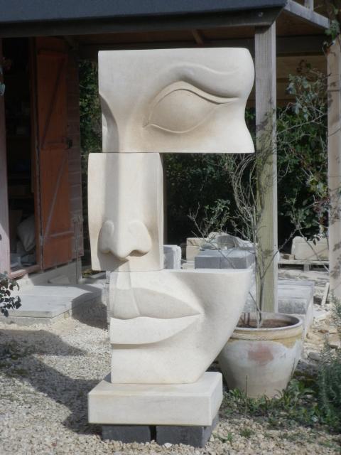 Head in Three Blocks (very large)